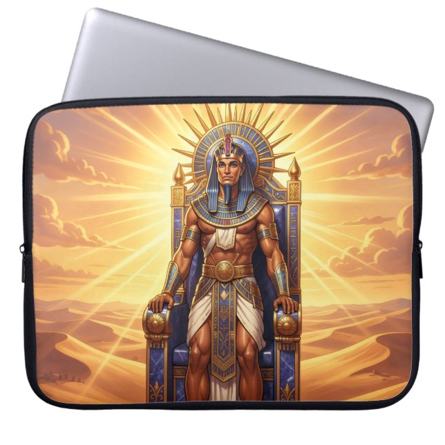 Ra – Ägyptischer Sonnengott Laptop Sleeve (Voorkant)