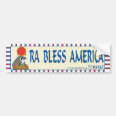 Ra Bless America bumper sticker (Voorkant)
