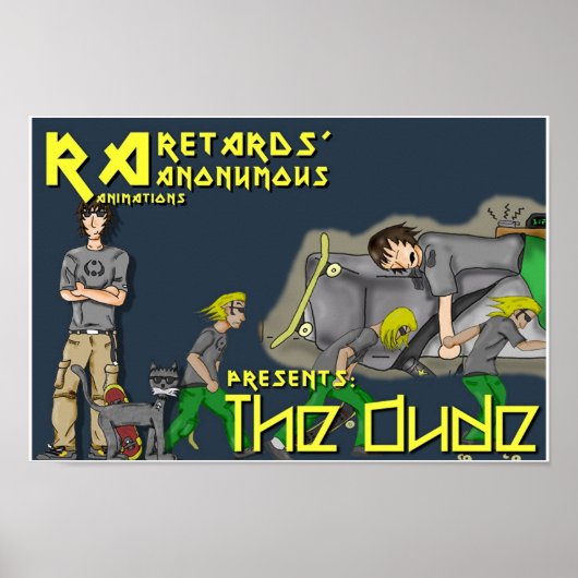 RA Cadeaus - De gast Poster (Voorkant)