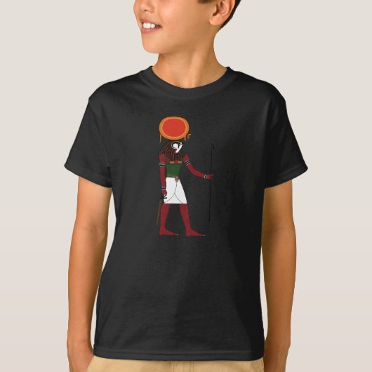 Ra de oude Egyptische god van de zon en koningen T-shirt (Voorkant)