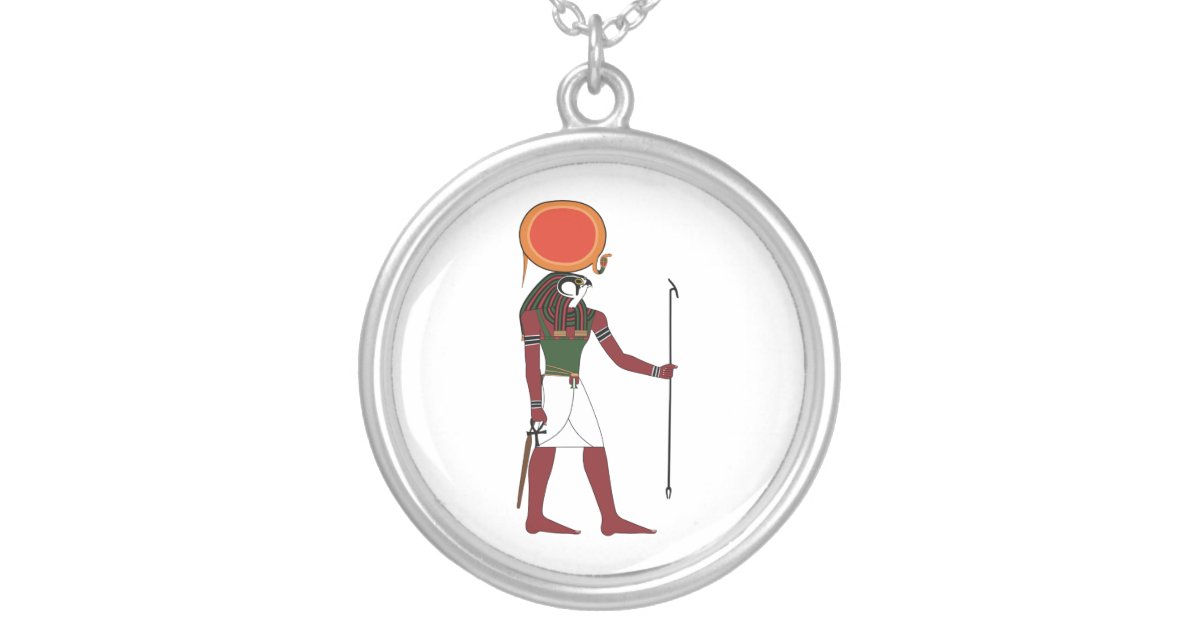 Ra de oude Egyptische god van de zon en koningen Zilver Vergulden