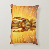Ra – Egyptian Sun God´1 Accent Kussen (Achterkant (Verticaal))