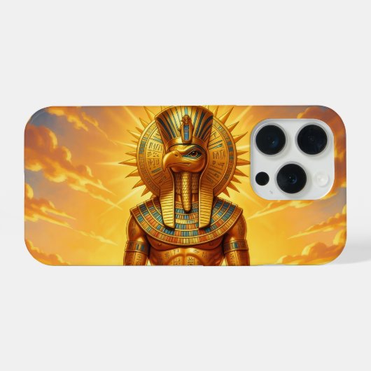 Ra – Egyptian Sun God´1 iPhone Hoesje (Achterkant horizontaal)