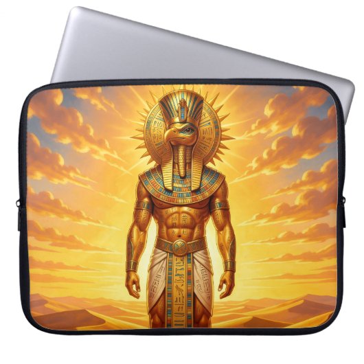 Ra – Egyptian Sun God´1 Laptop Sleeve (Voorkant)