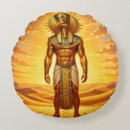 Ra – Egyptian Sun God´1 Rond Kussen