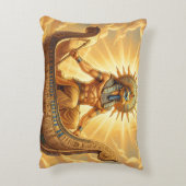 Ra – Egyptian Sun God´3´ Accent Kussen (Achterkant (Verticaal))