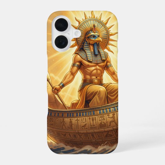 Ra – Egyptian Sun God´3´ iPhone 16 Hoesje (Achterkant)