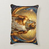 Ra – Egyptian Sun God´4 Accent Kussen (Achterkant (Verticaal))