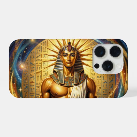 Ra – Egyptian Sun God´4 iPhone Hoesje (Achterkant horizontaal)