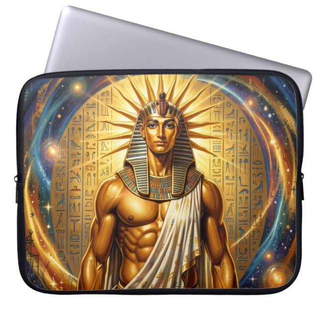 Ra – Egyptian Sun God´4 Laptop Sleeve (Voorkant)
