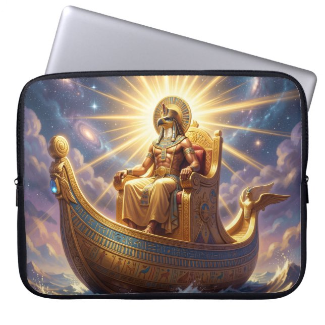 Ra – Egyptian Sun God´5 Laptop Sleeve (Voorkant)