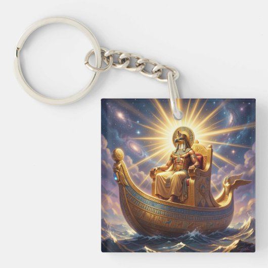 Ra – Egyptian Sun God´5 Sleutelhanger (voorkant)
