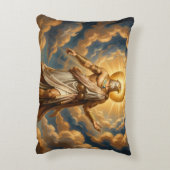 Ra – Egyptian Sun God Accent Kussen (Achterkant (Verticaal))