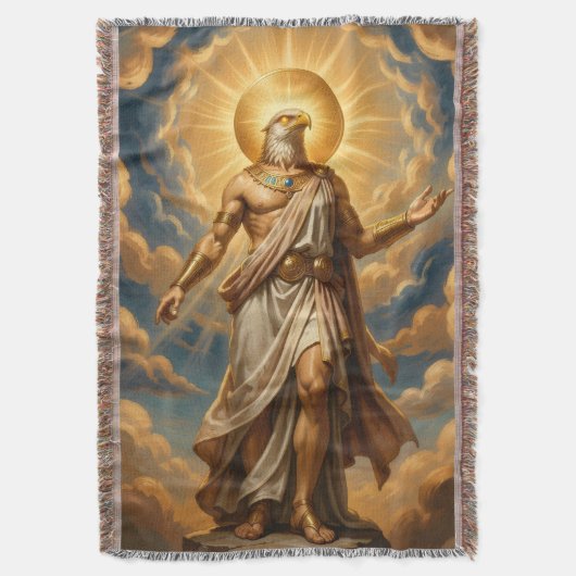 Ra – Egyptian Sun God Deken (Voorkant Verticaal)