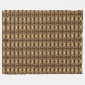 Ra – Egyptian Sun God Fleece Deken (Voorkant (Horizontaal))