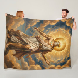 Ra – Egyptian Sun God Fleece Deken