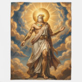 Ra – Egyptian Sun God Fleece Deken (Voorkant)