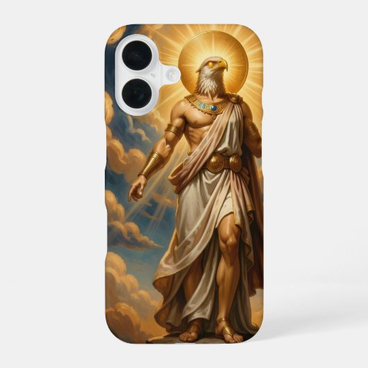 Ra – Egyptian Sun God iPhone 16 Hoesje (Achterkant)