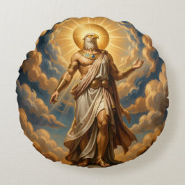 Ra – Egyptian Sun God Rond Kussen