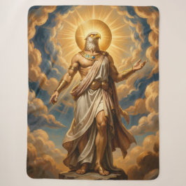 Ra – Egyptian Sun God Sherpa Deken