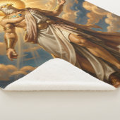 Ra – Egyptian Sun God Sherpa Deken (3/4)