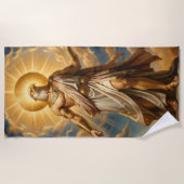 Ra – Egyptian Sun God Strandlaken (Voorkant)