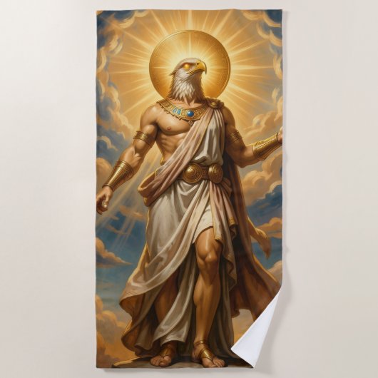 Ra – Egyptian Sun God Strandlaken (Voorkant)