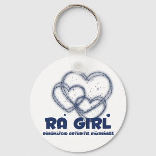 RA Girl Heart Design : Reumatoïde artritis Sleutelhanger