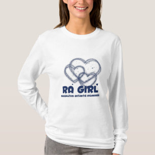 RA Girl Heart Design : Reumatoïde artritis T-shirt