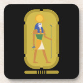 Ra God van de zon Bier Onderzetter (Voorkant)
