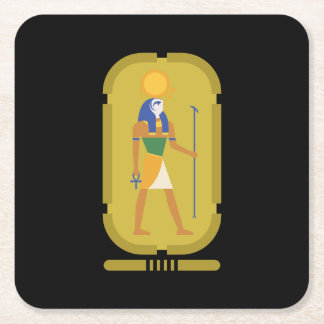 Ra God van de zon Kartonnen Onderzetters