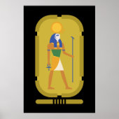 Ra God van de zon Poster (Voorkant)