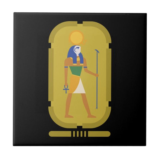 Ra God van de zon Tegeltje (Voorkant)