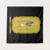 Ra God van de zon Wandkleed (Voorkant (horizontaal))