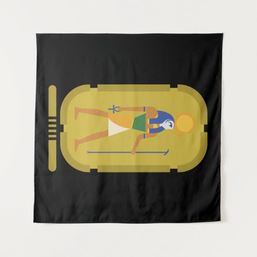 Ra God van de zon Wandkleed (Voorkant (horizontaal))