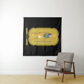 Ra God van de zon Wandkleed (In Situ (horizontaal))