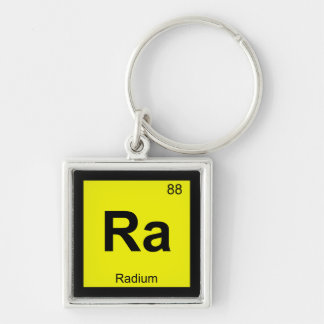 Ra - Radium Chemie Periodiek Systeem Symbool Sleutelhanger
