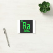 Ra Radium gloeit in het donker. Radium werd gebrui Post-it® Notes (Kantoor)