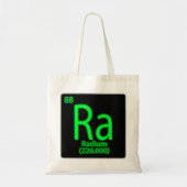 Ra Radium gloeit in het donker. Radium werd gebrui Tote Bag (Voorkant)