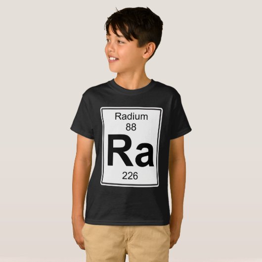 Ra - Radium T-shirt (Voorkant volledig)