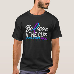 RA Ribbon geloven in de genezing van reumatoïde ar T-shirt