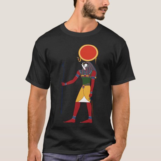 Ra Solar deity Amun Ancient Egyptische godheid T-shirt (Voorkant)