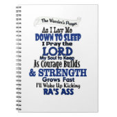 Ra van het Gebed van de Strijder Notitieboek (Voorkant)