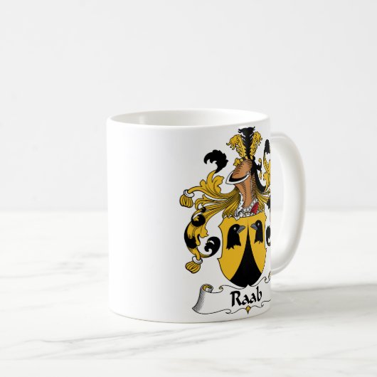 Raab Familie Crest Koffiemok (Voorkant rechts)