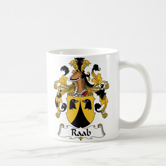 Raab Familie Crest Koffiemok (Rechts)