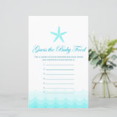 Raad baby eten - Baby shower spelen (Staand voorkant)