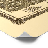 Raad Bluffs, IA Panoramic Map - 1875 Poster (Hoek)