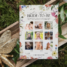 Raad de Age Pressed Floral Vrijgezellenfeest Game