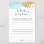 Raad de babyvoeding Baby Shower Spel Flyer (Voorkant)