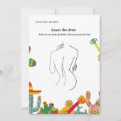 Raad de bruid jurk vrijgezellenfeest spel Kaart (Voorkant)